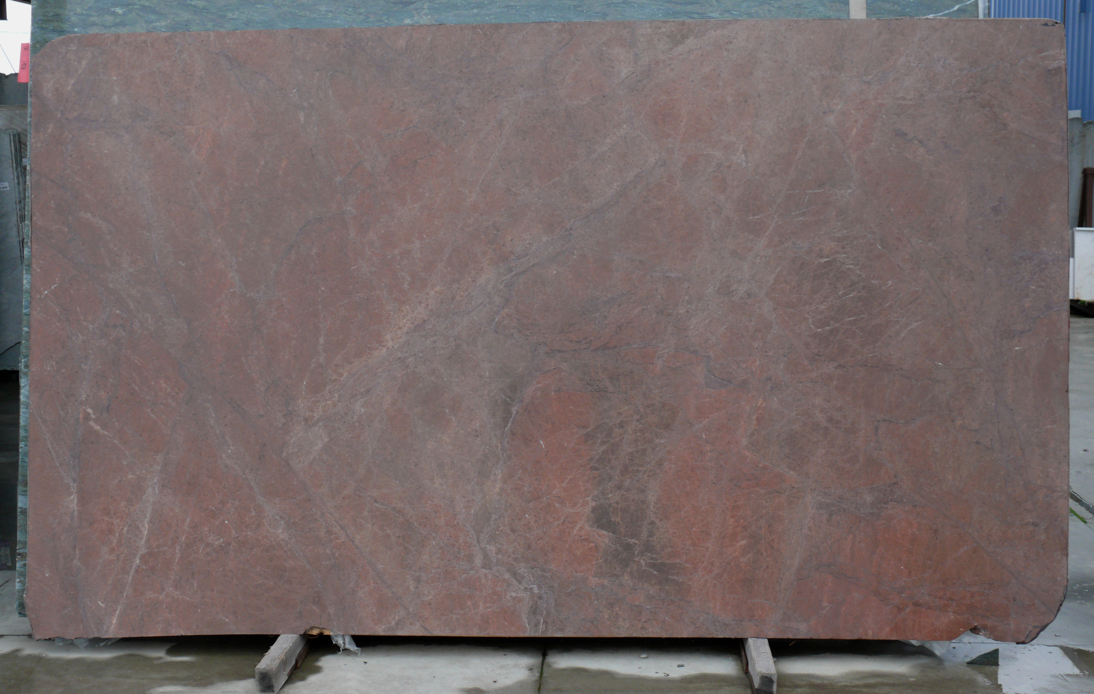 Chocolate Brown Granite Slab Red Leathered Brazil Fox Marble