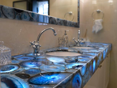 Majesticvanity Majestic Gemstone Slab Polished Blue Israel Bathroom Majesticvanity Majestic Gemstone Slab Polished Blue Israel Bathroom 400 300