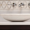 Custom bathroom stonework