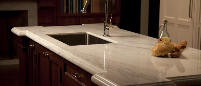 Granite, marble and engineered stone countertop