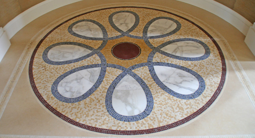 marble tile mosaic polished beige italy floor