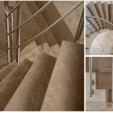 Travertine Stairs Dimensional Beige