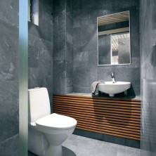 Grey Soapstone Bathroom