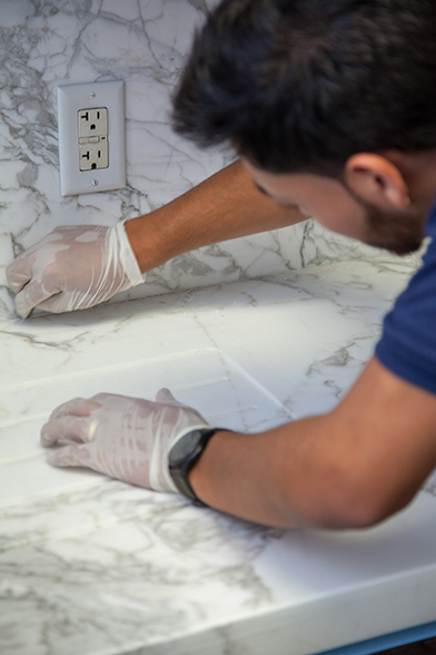 Fox Marble Classic White Marble Kitchen and Bathroom Repair